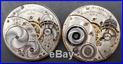 Lot Of 6 1941-1948 Elgin 12s 15/21j Pocket Watch Movements OF Parts/Repair