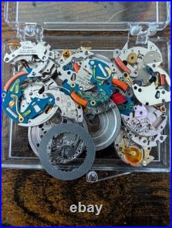 Lot Of Cartier Movements And Parts For Ladies Watches For Parts Or Repairs
