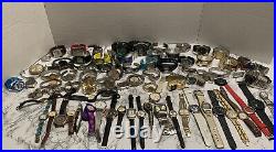 Lot Of Over 80 Men And Woman's Watches. For Parts Or Repair