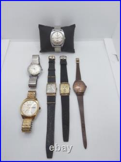 Lot Of Vintage Mechanical Watch For Parts Or Repair Helbros-Benrus-Caravelle