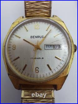 Lot Of Vintage Mechanical Watch For Parts Or Repair Helbros-Benrus-Caravelle