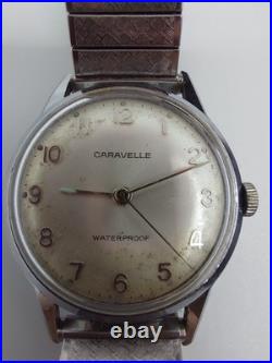 Lot Of Vintage Mechanical Watch For Parts Or Repair Helbros-Benrus-Caravelle