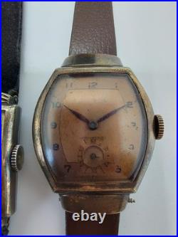 Lot Of Vintage Mechanical Watch For Parts Or Repair Helbros-Benrus-Caravelle
