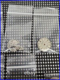 Lot Of Vintage Mens Wristwatch Watch Movement Parts Repair