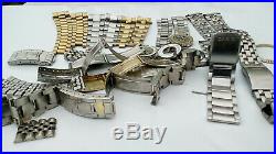 Lot Vintage ROLEX CASIO Bracelet Clasp parts and other movement for part/repair