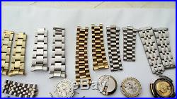 Lot Vintage ROLEX CASIO Bracelet Clasp parts and other movement for part/repair
