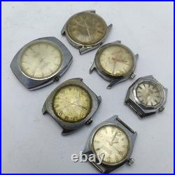 Lot of 10 Camy Manual Winding Vintage Mens Watches For Parts or Repair TYB503KS6
