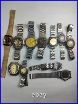 Lot of 11 Automatic Watches for Parts/Repair Mixed Brands Seiko, Romer, Omex