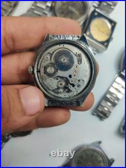 Lot of 11 Automatic Watches for Parts/Repair Mixed Brands Seiko, Romer, Omex