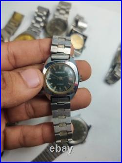 Lot of 11 Automatic Watches for Parts/Repair Mixed Brands Seiko, Romer, Omex