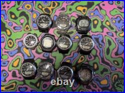 Lot of 11 Timex Armitron Casio Ana-Digi Watches Parts Repair No Bands Working