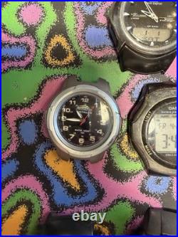 Lot of 11 Timex Armitron Casio Ana-Digi Watches Parts Repair No Bands Working