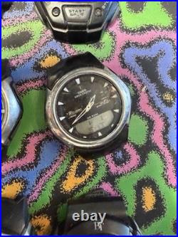 Lot of 11 Timex Armitron Casio Ana-Digi Watches Parts Repair No Bands Working