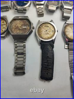 Lot of 12 Automatic Watches for Parts/Repair 6 Seiko Women's + Mixed Brands