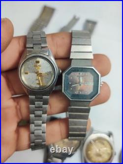 Lot of 12 Automatic Watches for Parts/Repair 6 Seiko Women's + Mixed Brands