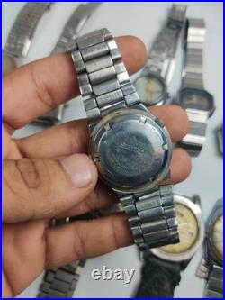 Lot of 12 Automatic Watches for Parts/Repair 6 Seiko Women's + Mixed Brands