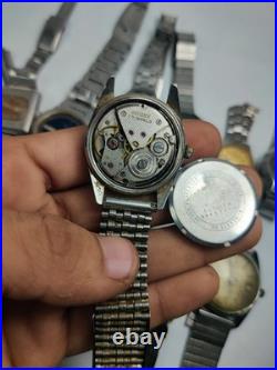 Lot of 12 Automatic Watches for Parts/Repair 6 Seiko Women's + Mixed Brands