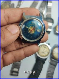 Lot of 12 Automatic Watches for Parts/Repair 6 Seiko Women's + Mixed Brands
