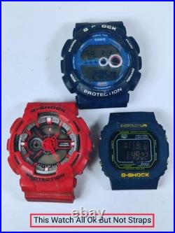 Lot of 13 Casio G-Shock Watches All Working No Straps For Parts or Repair Lot of 13 Casio G-Shock Watches All Working No Straps For Parts or Repair