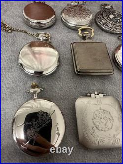 Lot of 15 Pocket Watches For Parts or Repair Not Working
