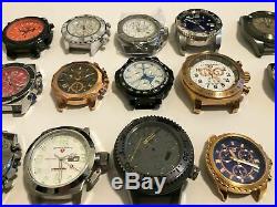 Lot of 15 SWISS LEGEND Watch Faces PARTS/REPAIR PHOTOS ONLY REPRESENT MIX