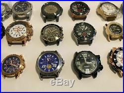 Lot of 15 SWISS LEGEND Watch Faces PARTS/REPAIR PHOTOS ONLY REPRESENT MIX