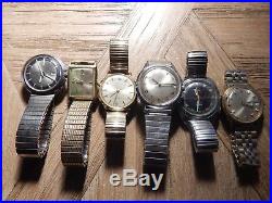 Lot of 16 Men's Vintage TIMEX, None Running, Parts or Repair