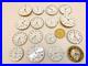 Lot of 17 Vintage Elgin Pocket Watch Faces For Repurpose Repair Parts BROKEN
