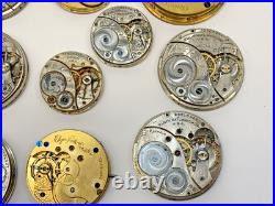 Lot of 17 Vintage Elgin Pocket Watch Faces For Repurpose Repair Parts BROKEN Lot of 17 Vintage Elgin Pocket Watch Faces For Repurpose Repair Parts BROKEN