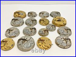 Lot of 17 Vintage Elgin Pocket Watch Faces For Repurpose Repair Parts BROKEN Lot of 17 Vintage Elgin Pocket Watch Faces For Repurpose Repair Parts BROKEN