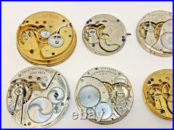Lot of 17 Vintage Elgin Pocket Watch Faces For Repurpose Repair Parts BROKEN