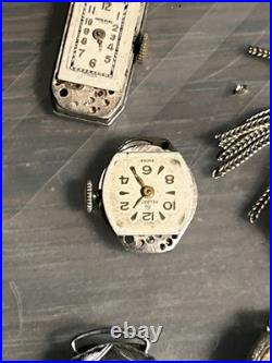 Lot of 18 Vintage Ladies WatchesUntested As-Is For Repair Or Parts See Photos