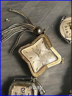 Lot of 18 Vintage Ladies WatchesUntested As-Is For Repair Or Parts See Photos