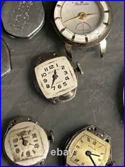 Lot of 18 Vintage Ladies WatchesUntested As-Is For Repair Or Parts See Photos
