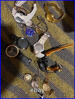 Lot of 20 watches for parts or repair