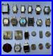 Lot of 24 Old Watches Dials Various Brands. Untested. For Parts Repair C168