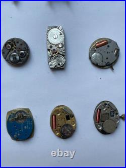 Lot of 24 Old Watches Dials Various Brands. Untested. For Parts Repair C168