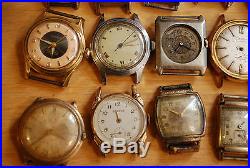 Lot of 25 Men Watches For Parts or Repair 402