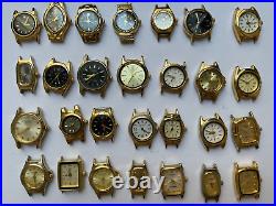 Lot of 28 Vintage Citizen Watches Untested. Parts Repair C138