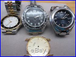 Lot of 4 Men's Citizen Watches For Parts Or Repair