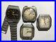 Lot of 4 Seiko Automatic vintage watches for parts and repair