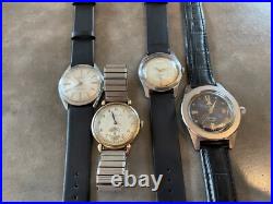 Lot of 4 Vintage watches for parts repair not working 1942 Waltham 10K Gold Fill Lot of 4 Vintage watches for parts repair not working 1942 Waltham 10K Gold Fill