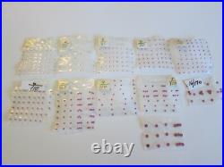 Lot of 455 Watch/Pocket Watch Parts Ruby Jewels Rubies Watchmakers Repair NOS Lot of 455 Watch/Pocket Watch Parts Ruby Jewels Rubies Watchmakers Repair NOS