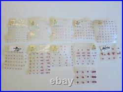 Lot of 455 Watch/Pocket Watch Parts Ruby Jewels Rubies Watchmakers Repair NOS