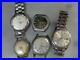 Lot of 5 1950-70’s mechanical watches Seiko, Orient for parts, for repair