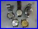 Lot of 5 1950-90’s mechanical watches Seiko, Citizen, Orient for parts, repair