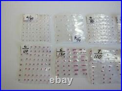 Lot of 528 watch part NOS Ruby Rubies Jewels Watchmakers Repair Parts Art Craft