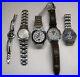 Lot of 5used/broken premium watches for repair or partsCitizen, Movado & Bulova