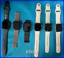 Lot of 6x Apple Smart Watches For Parts or Repairs Only