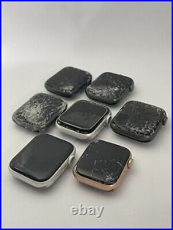 Lot of (7) Apple Watch Series 5 4 SE 44MM 40MM PART / REPAIR FMI OFF